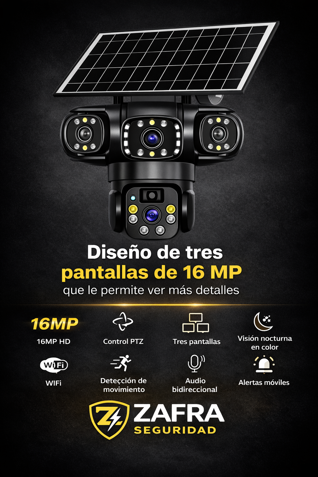 Protege tu hogar 24/7 con imagen ultra nítida y cobertura total
